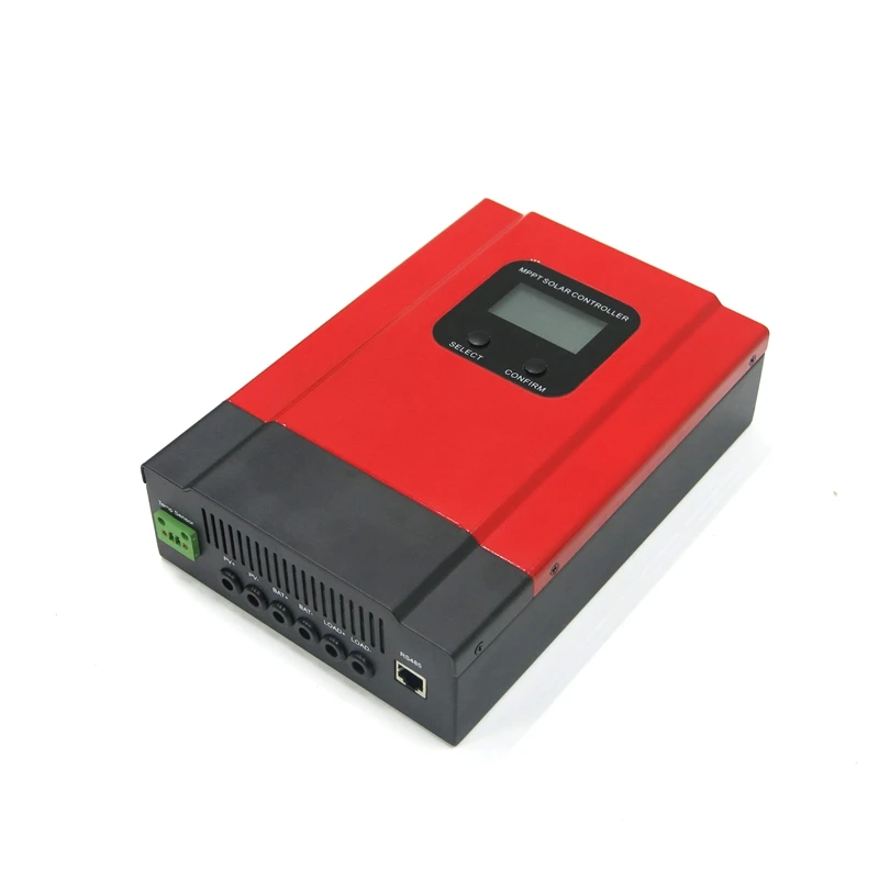 60A MPPT Контроллер заряда для фотоэлектрических систем ЖК-дисплей Дисплей 12/24/36/48V авто свинцово-кислотный элемент-гидридных и никель-кадмиевых типов аккумуляторов Li ion аккумулятор Зарядка Батарея