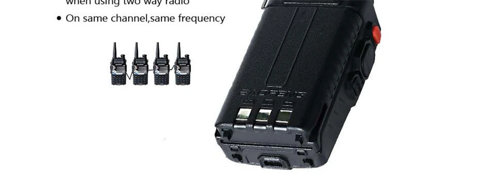 2 шт. Baofeng UV5RA Walkie Talkie UV-5RA обновленная версия UHF VHF Dual Band CB VOX FM трансивер для охоты двухстороннее радио