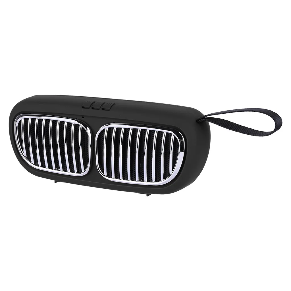 

Portable Mini Wireless Speaker Player USB Radio FM Bluetooth Speaker Car Front Face Modeling Stereo Player #10