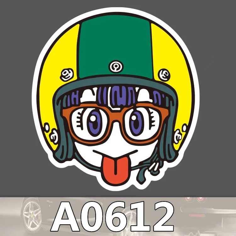 

Bevle A0612 Arale Car Styling Waterproof Sticker for Cars Laptop Luggage Skateboard Graffiti Cartoon Notebook Stickers