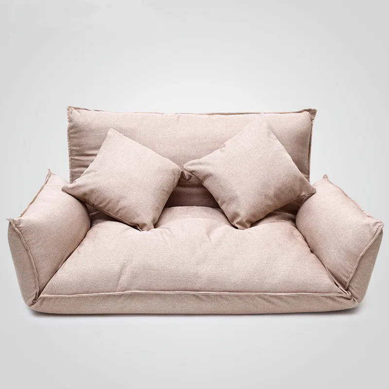 Japanese Sofa For Living Room And Bedroom Double Soft Sofa Bed Lazy Tatami Bean Bag Chair Home Leisure Couch Foldable Sofas