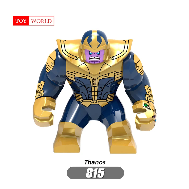 Marvel Super Heroes Мстители здания танос Конструкторы Богомол Железный человек енот