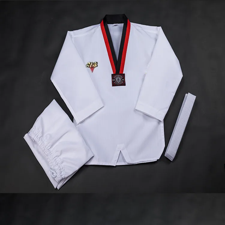 Spring Summer Taekwondo Clothing Children Adult Cotton Polyester Long-sleeved Short-sleeved Men Women Training Clothes Spring Summer Taekwondo Clothing Children Adult Cotton Polyester Long-sleeved Short-sleeved Men Women Training Clothes