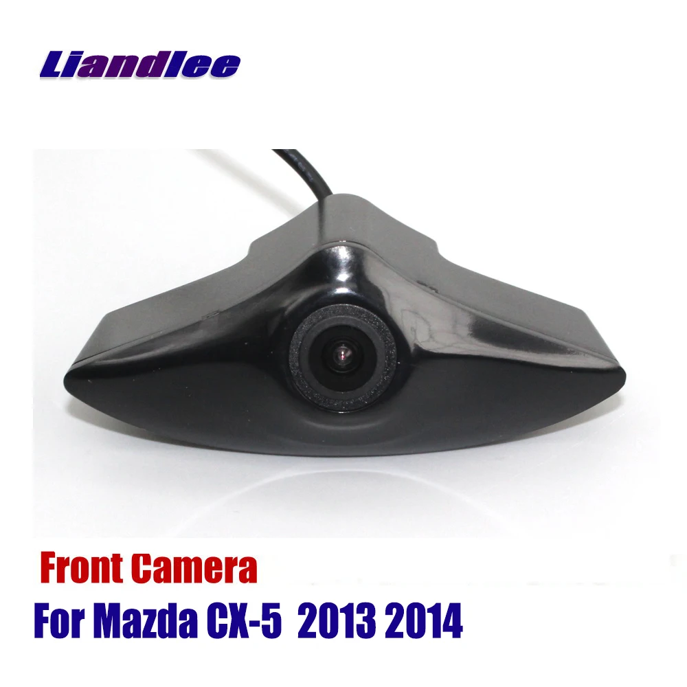 Liandlee авто для Mazda CX-5 2013 2014 Автомобильная Камера Переднего Вида с логотипом