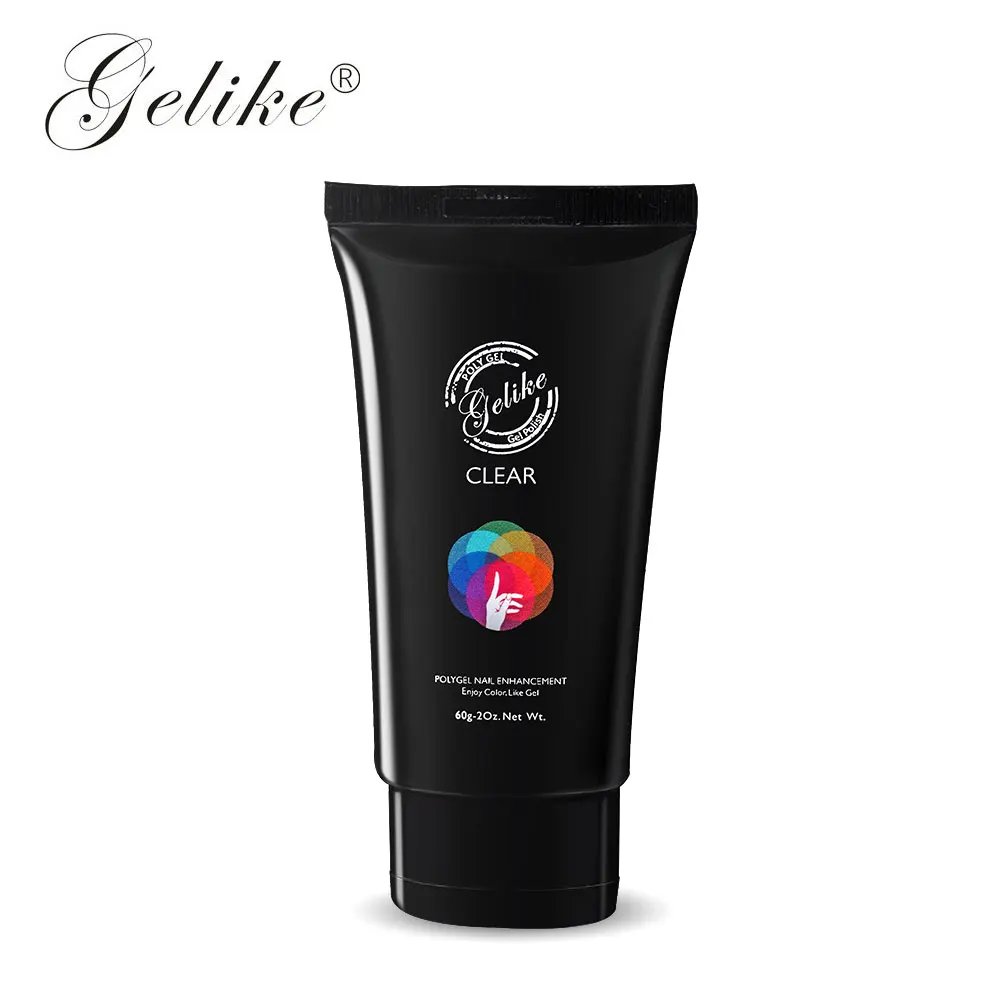 Гелик 60 г Гель лак для полировки полигель гладкий и прочный ногтей|nail gel polish|gel