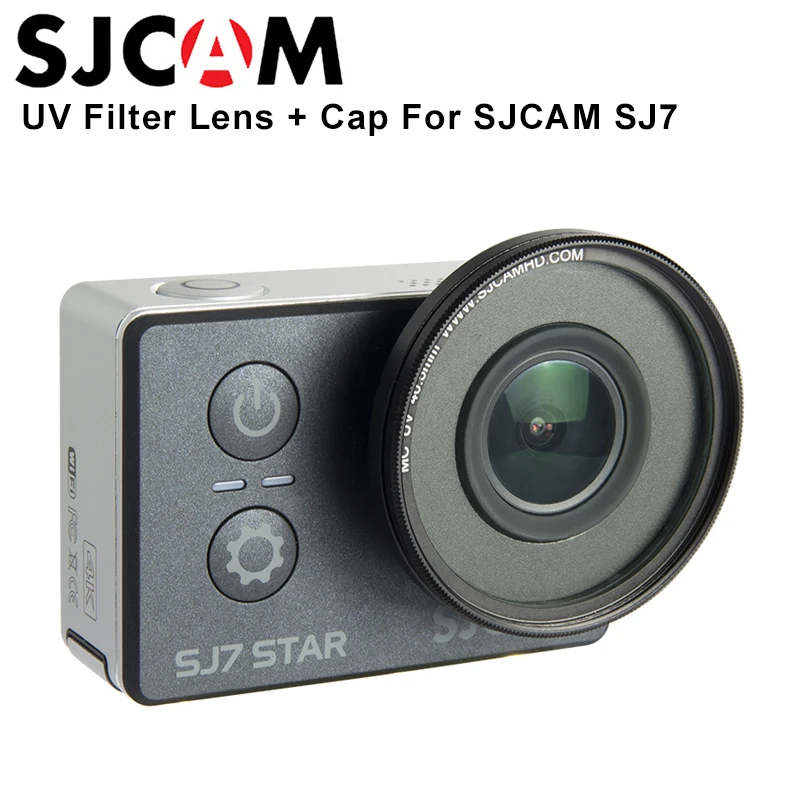 

Original SJCAM SJ7 Star MC UV Lens 40.5mm + Protection Cap Anti-Scratch Lens UV Filter Lens For SJCAM SJ7 Star 4K Action Camera