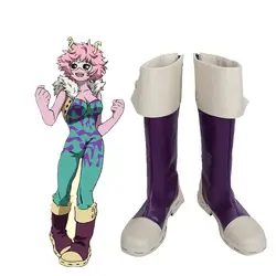 Обувь для косплея «My hero Academy Boku no hero Academy Mina Ashido Pinky» ботинки изготовленные под заказ