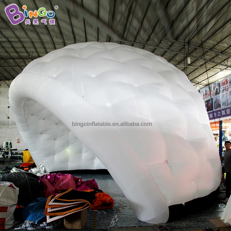 Customized LED Lighting 26 feet Inflatable igloo dome Tent / 8m inflatable giant inflatable igloo t