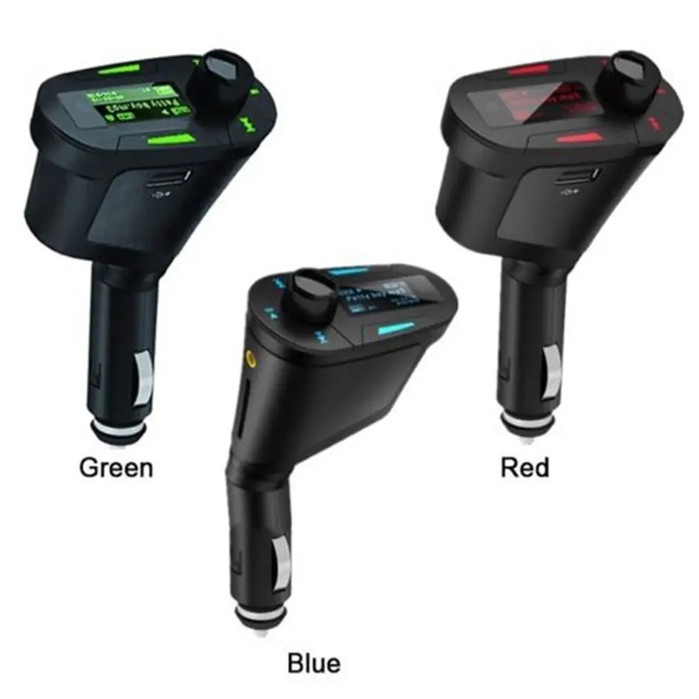 

5PCS Car MP3 Player Wireless Music FM Transmitter Modulator USB & Remote Control