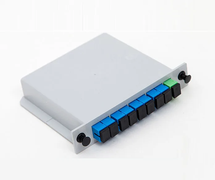 SC UPC PLC 1X8 Single mode splitter Fiber Optical Box 1x8 PLC Splitter
