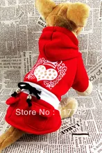 Retail Cute Lovers Design pet font b dogs b font Sweater coat Free Shipping font b