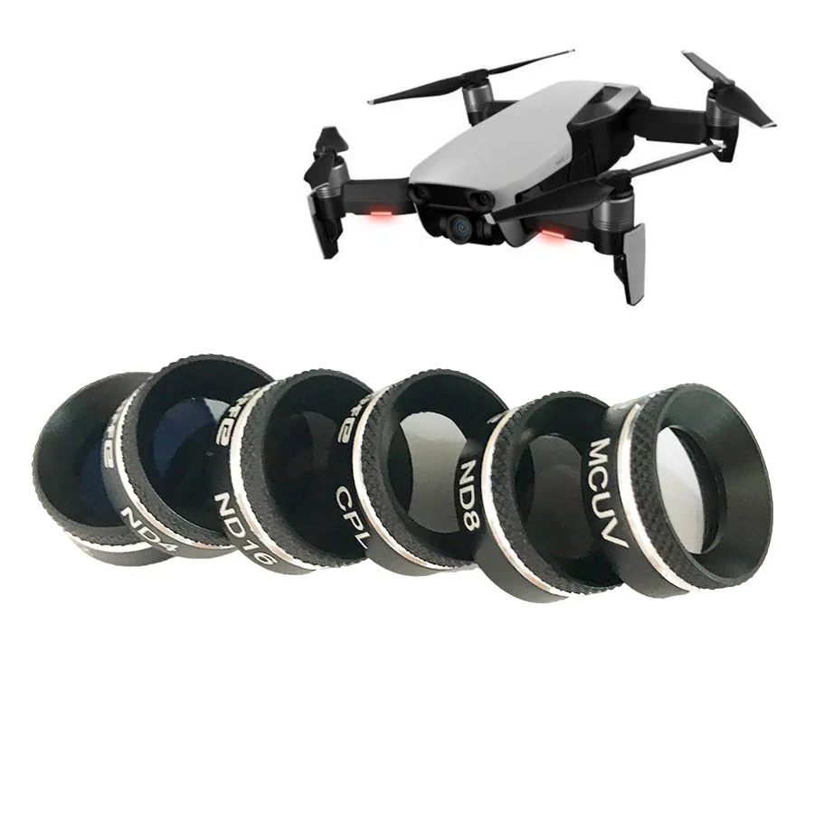 Mavic Air Drone Gimbal Lens Filter MCUV CPL ND Lens Sunhood 4K Camera