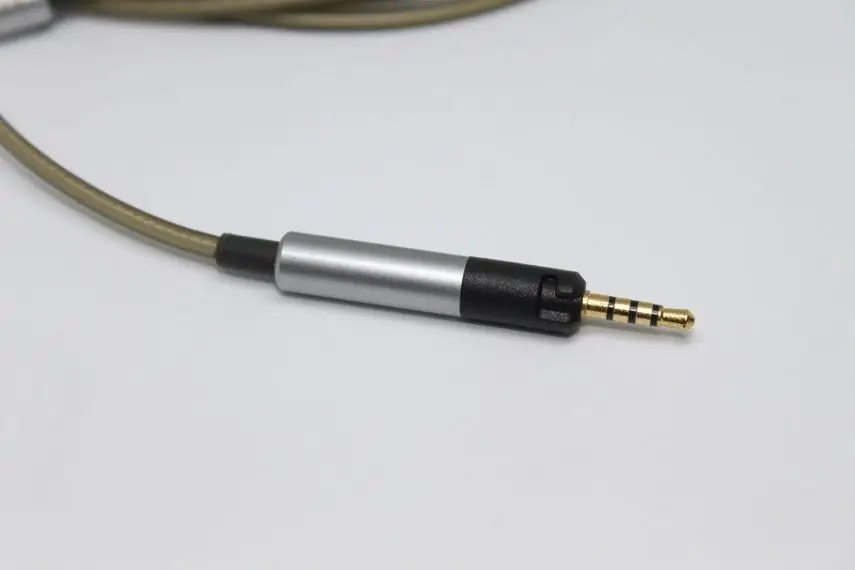  Di ricambio Audio Silver Cavo con il Mic A Distanza Per Sennheise HD 2.30i 2.30g HD 2.20 s Sopra/On
