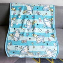 Мягкое Фланелевое детское одеяло с Микки Маусом маленького размера, 70x100 см, принцесса Мэри Винни, Холодное сердце для детей, собака, кошка