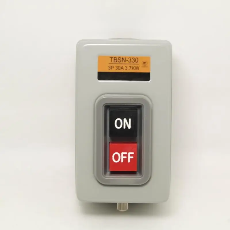 Button start button switch TBSN-330 high power three-phase motor 3P30A3.7KW 