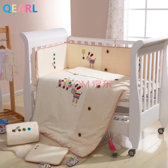 baby girl horse crib bedding