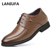 new Genuine Leather Men Shoes Classic Business Dress Men's Suits Shoes Fashion Slip On Dress Shoes Men Oxfords High Quality #916