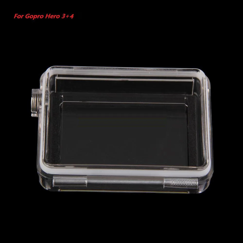 Gopro Hero3 3+ 4 LCD Screen BacPac Display Viewer+Backdoor Case Cover+Gopro Expand Protective Frame For Gopro 3 3+ 4 Accessories- (4)