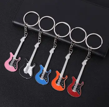 

Creative Guitar Keychain Souvenir Key Ring Mini Cute Gift Keychain Opener