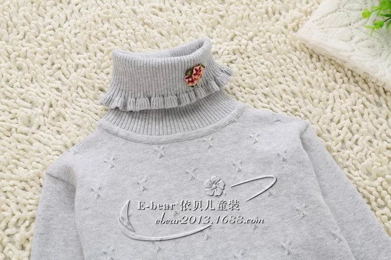Новые зимние свитера для девочек детский зимний хлопковый свитер детская одежда Y13316