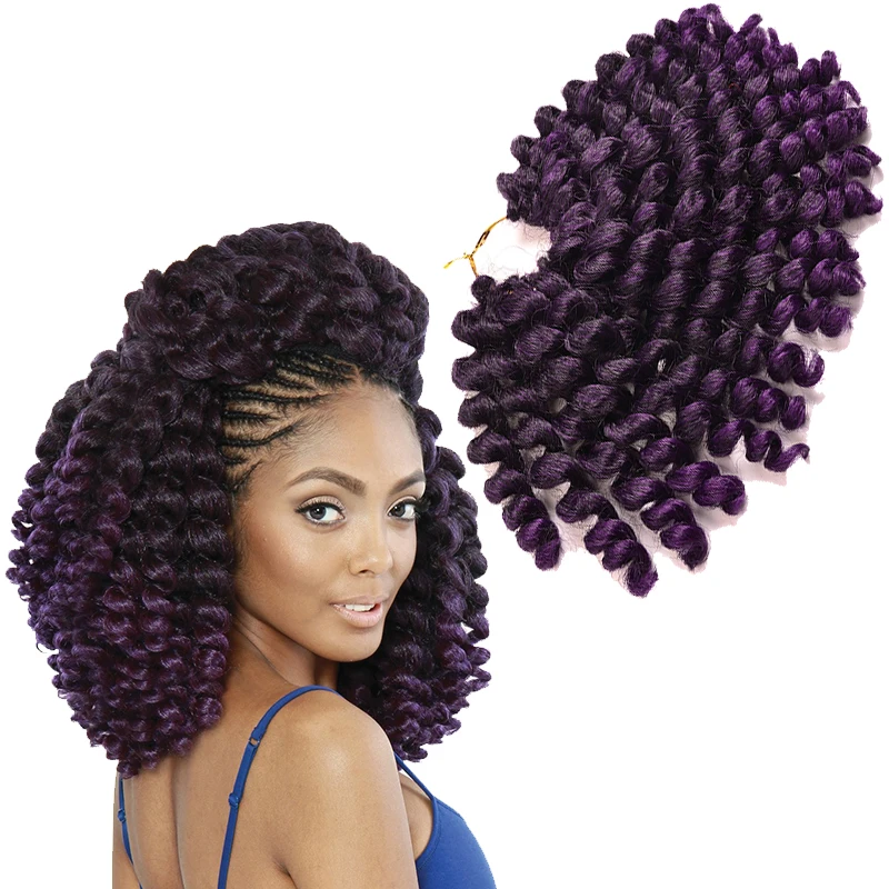 Short Curl 8 Inch 75g Pc Afro Kinky Twist Hair Crochet Braids