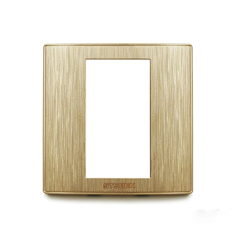 Golden Color Three Slot Blank Wall Panel new pic 1