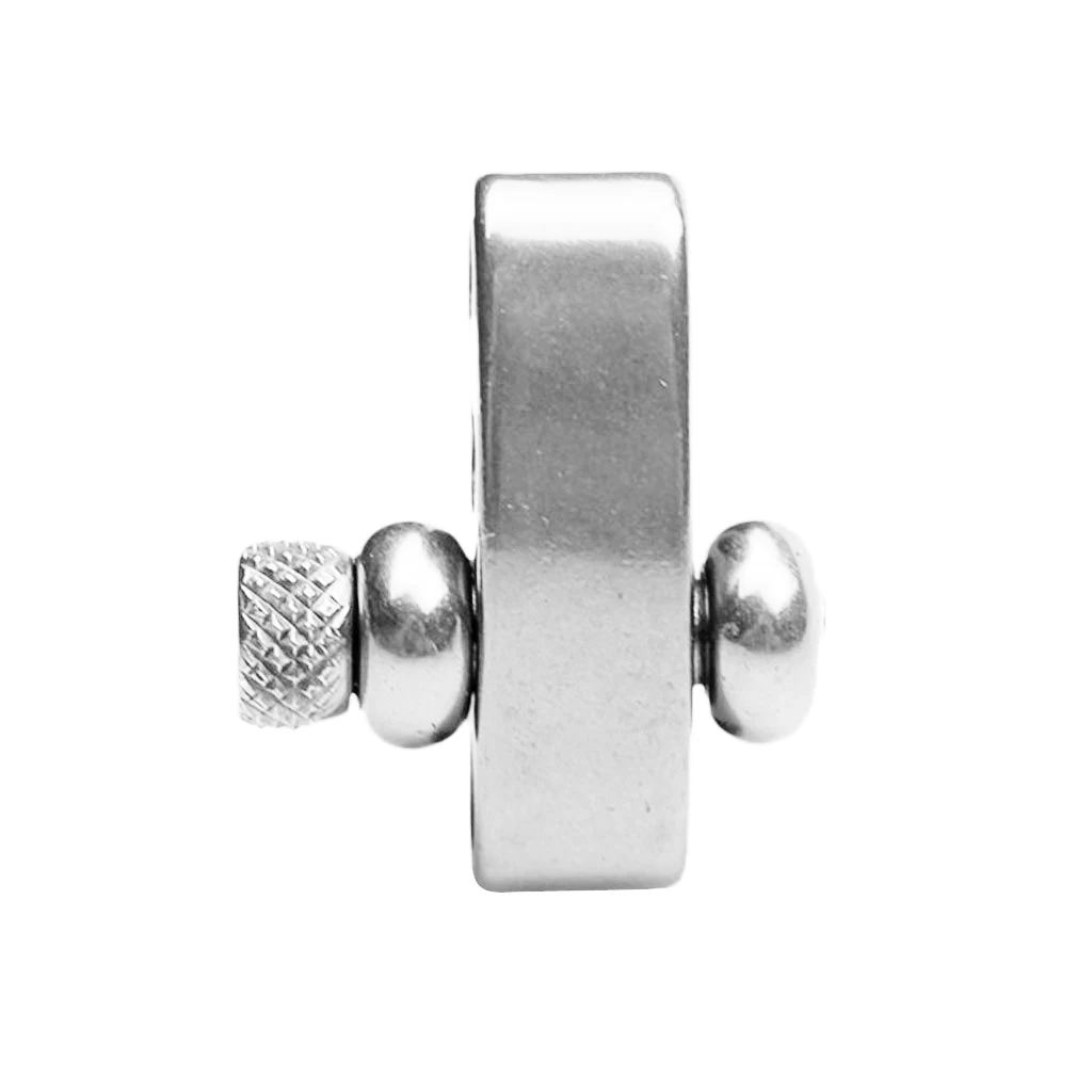 Heavy Duty 304 Stainless Steel U Flat Adjustable Shackle Buckle Clasp for Survival Paracord Bracelet - Various Color