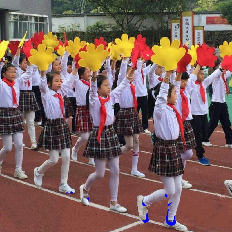 

Flowers, five-fingered palms, gloves, props, kindergarten performances, opening ceremony of sports meet in May