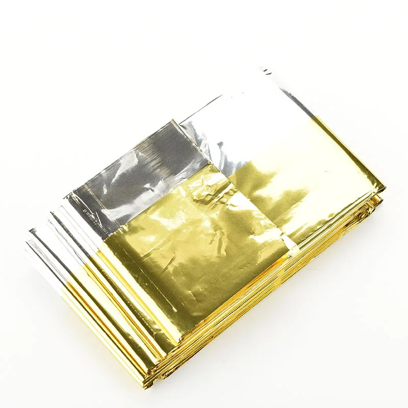 

Camping Mat Insulating Mylar Material First Aid Blanket Outdoor Survival Life-saving Waterproof Emergency Rescue Tent