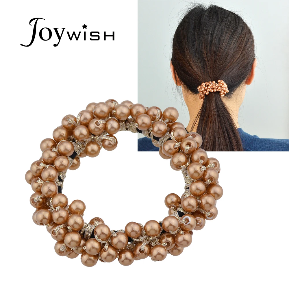 Joywish прекрасный Украшения для волос эластичный канат с розовый белый черный