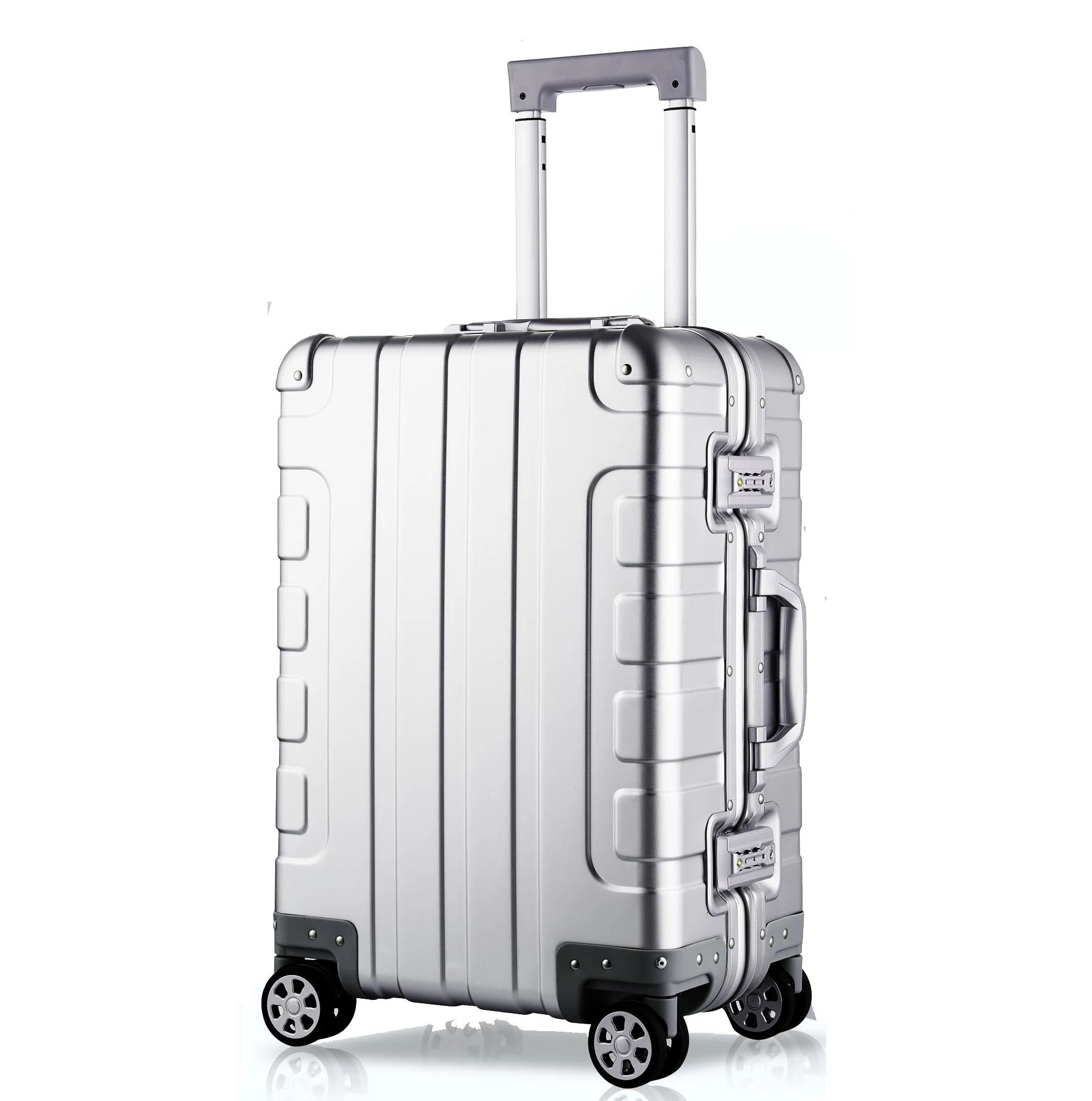 

Welon Aluminum Magnesium alloy rolling suitcase ,24 Inches trolley case ,Check-in Luggage
