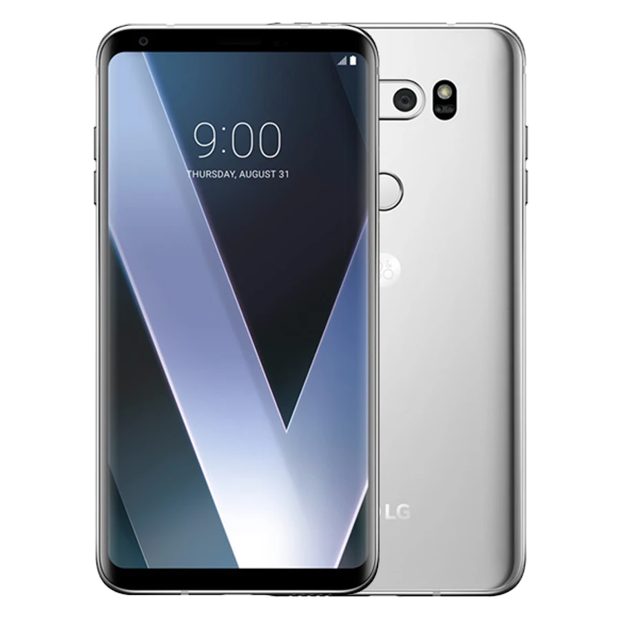 Разблокированный мобильный телефон LG V30 Plus H930DS 4G LTE RAM 4 Гб ROM 128 ГБ Android Dual Sim Octa Core 6," 16 МП и 13 МП 3300 мАч - Цвет: Cloud Silver