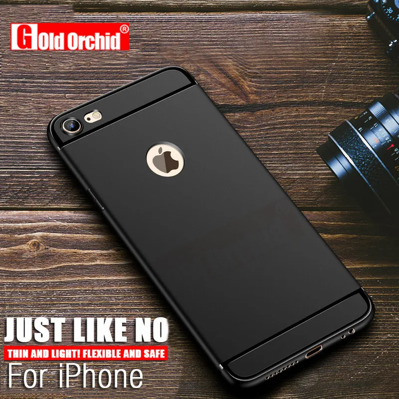 

Gold Orchid Phone Case For iPhone 6 6s Plus Case Matte Soft Back For iPhone 7 8 Plus X Cases Shell Capa For iPhone 5 5s SE Shell