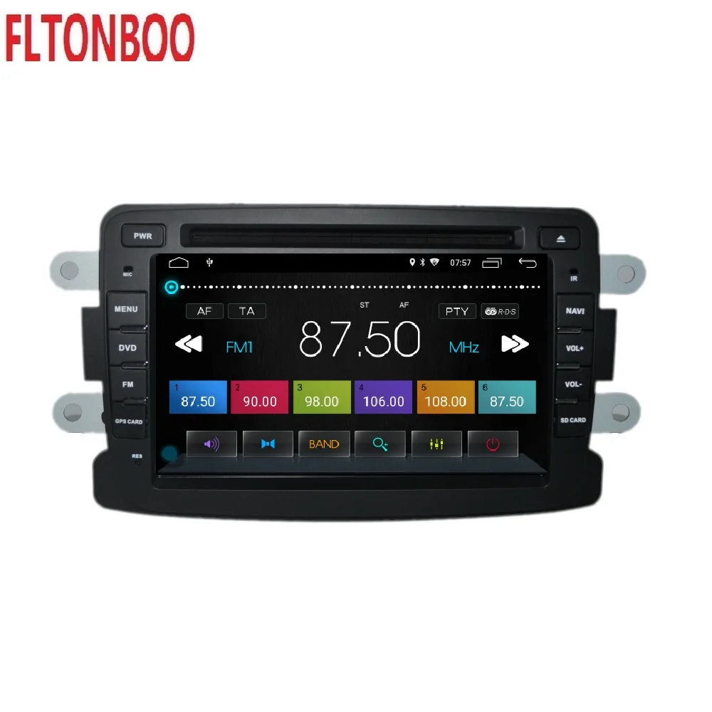 7 дюймовый Android 9 для renault duster dacia Sandero автомобильный DVD радио gps навигация 3G BT Wifi 1 ГБ