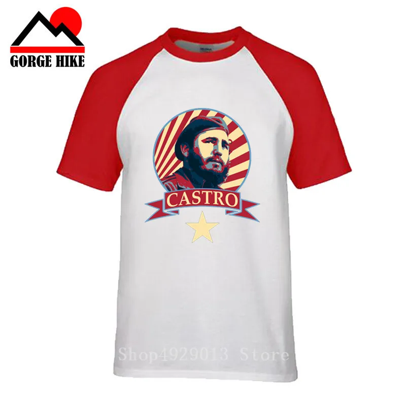 Red Star T-Shirt Communist Soviet Cuba CCCP Political revolution Tee Top S-2XL