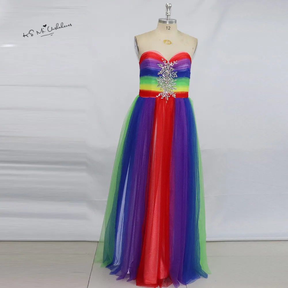 colourful party dress