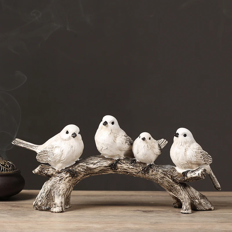 Современное креативное украшение в виде птицы простое домашнее для телевизора