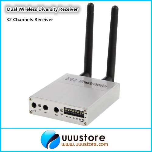 100original FPVOK D58 2 DUO5800 FPV 5.8G 32CH Dual Wireless Diversity