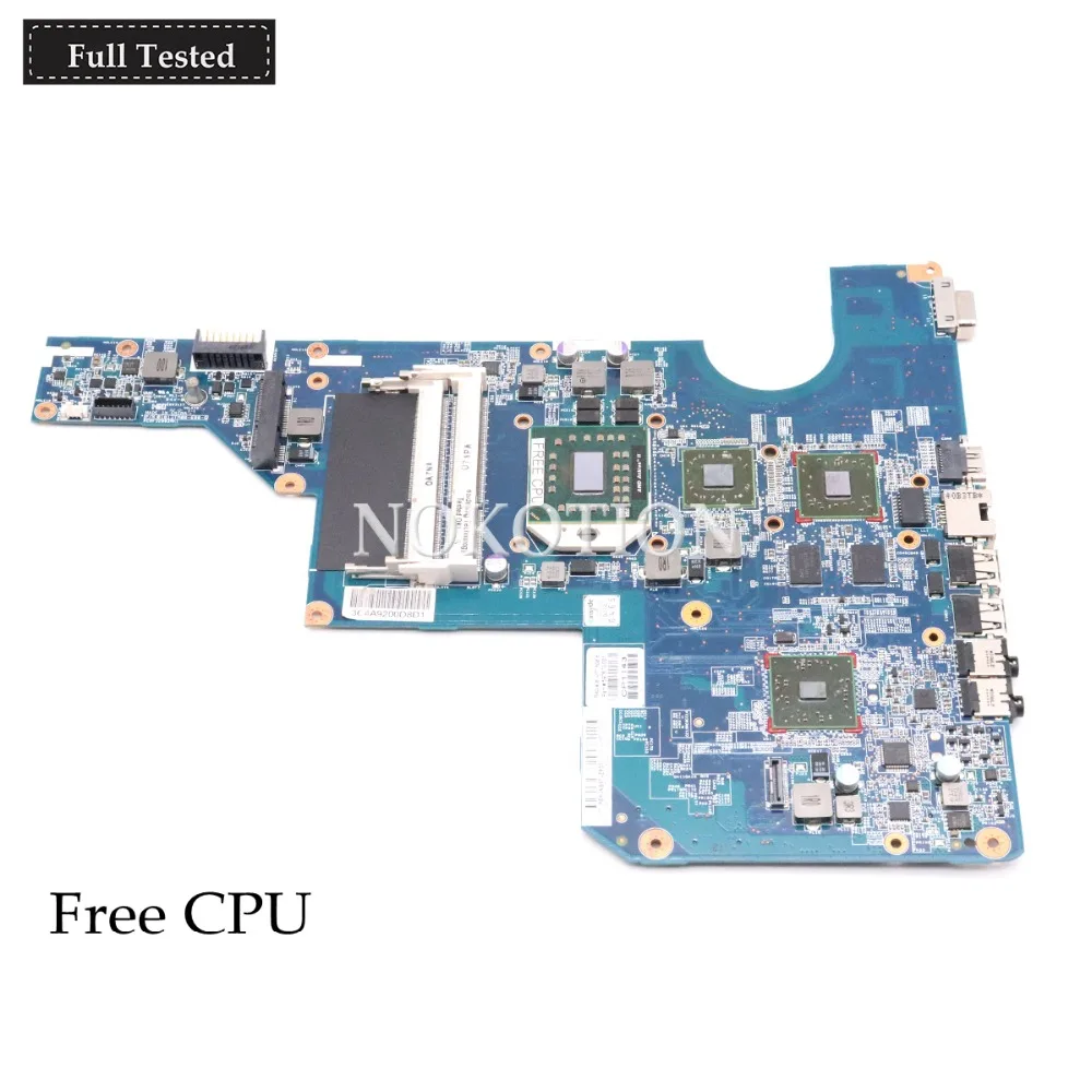 

NOKOTION laptop Motherboard For HP G62 597673-001 DDR3 Main board free cpu FULL TESTED