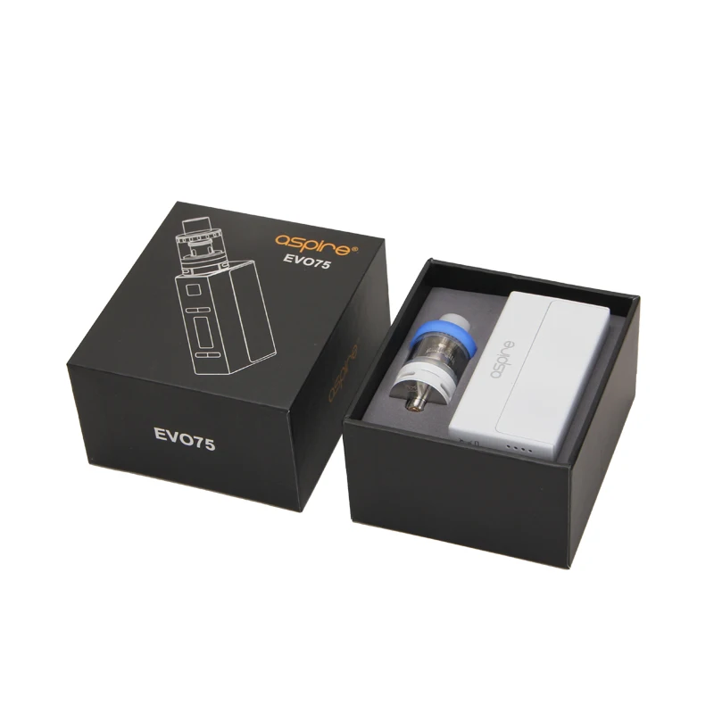 Оригинальный Aspire EVO75 комплект с Емкость Atlantis EVO и NX75 Fit 18650 Батарея электронная