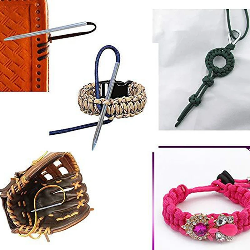 Горячая нержавеющая сталь игольчатая веревка для зонтика браслет плетеный DIY Ювелирные изделия Парашютная веревка иглы