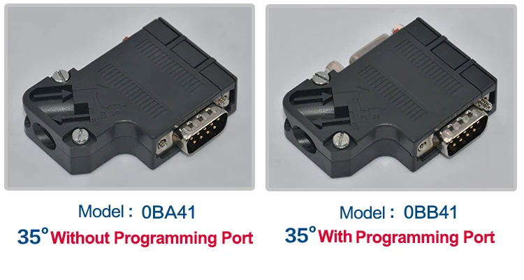 Подходит Siemens DP соединитель PROFIBUS 6ES7972-0BB41-0XA0 35 градусов DP коннектор адаптер 6ES7972-0BA41-0XA0