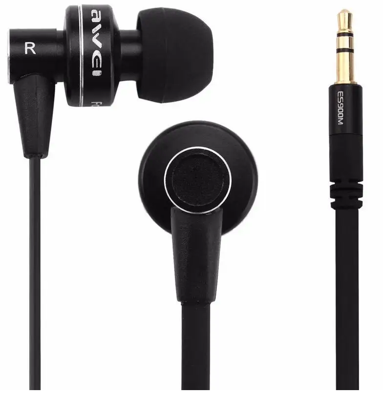 Original AWEI ES900M Super Bass Noise Isolating In Ear Earphone For MP3 Player MP4 Earpods