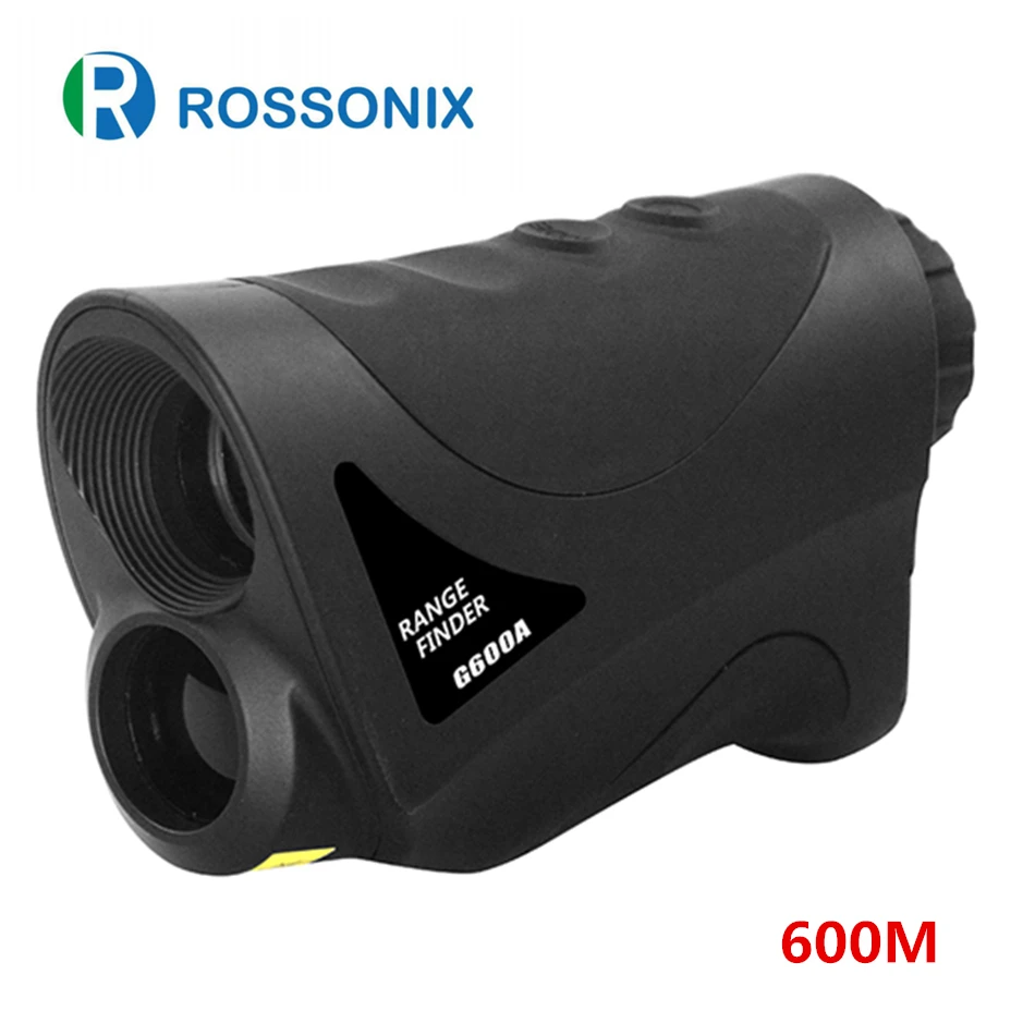 Golf Laser Rangefinder Telescope Laser Rangefinder 600m 6X Monocular Distance Meter for Hunting Golf Distance Speed Measurement