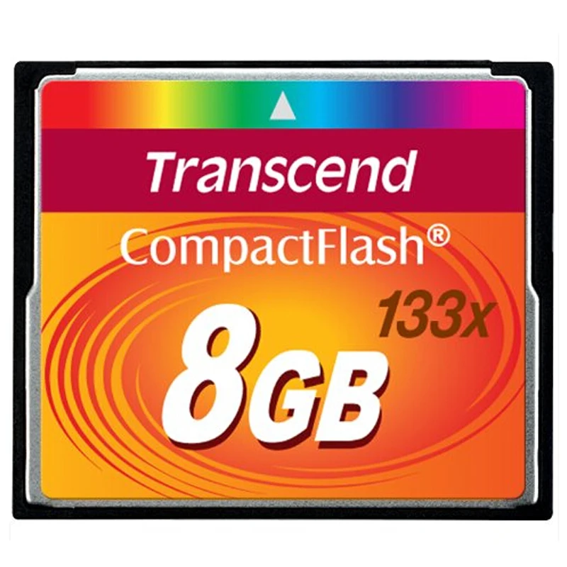 Карта памяти Transcend 64GB CF 32GB 16GB высокоскоростная профессиональная карта CF 133x8 GB 4GB компактная вспышка для DSLR камеры HD 3D видео