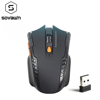 

SOVAWIN Mini Wireless Mouse Portable Ergonomics Optical Gaming Mouse 2000 DPI USB 2.4G Computer Mause For Laptop PC Game Mice