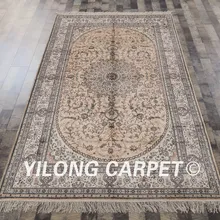 Yilong 5'x8 ручной работы гостиной ковры турецкий бежевый ручной работы персидские ковры(yhw82b5x8