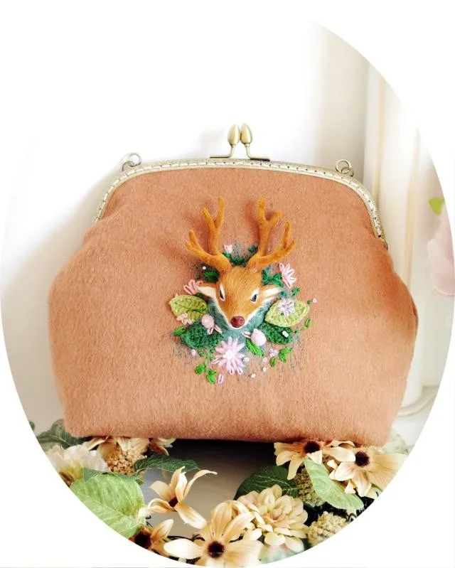 Mão Bolsa de Palha Ombro Feminino Presente