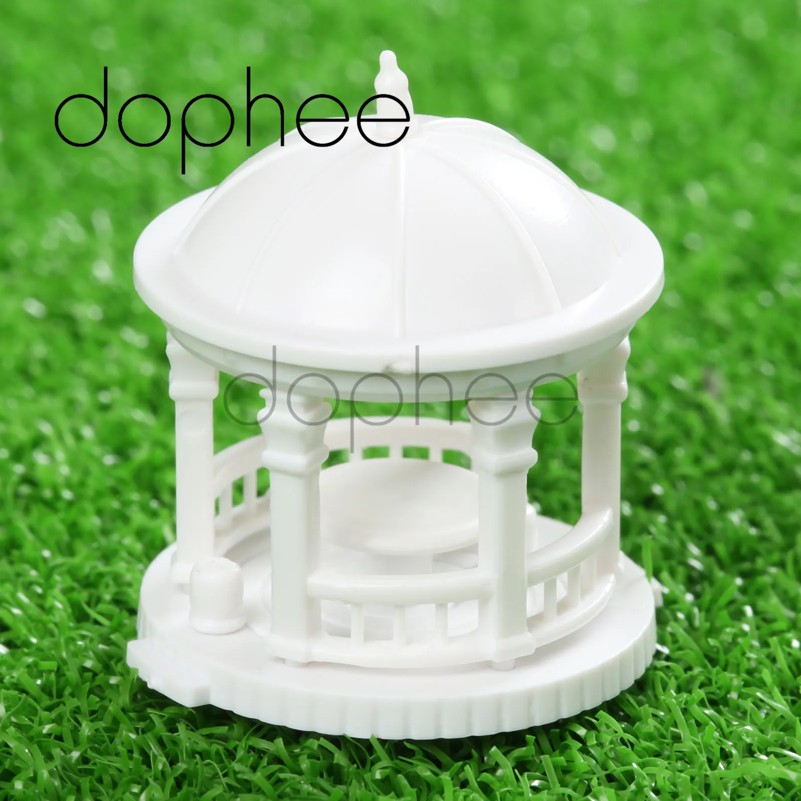 Dophee 2 комплекта шкал 1:150 белый пластиковый купол модель павильона Gloriette китайское