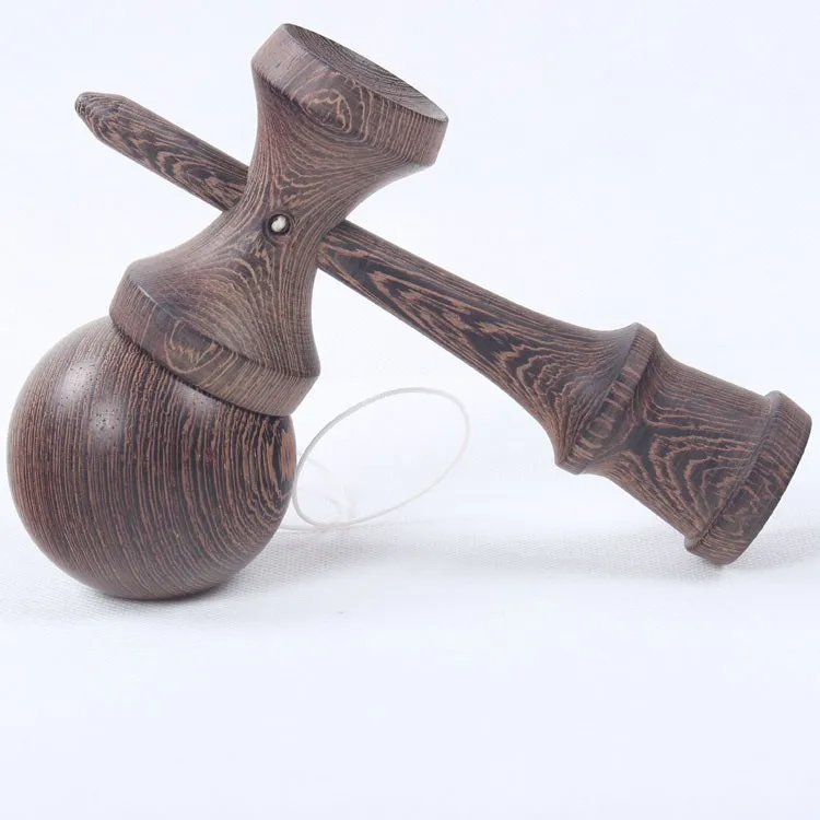 Wenge деревянный KENDAMA длина: 18 см диаметр шара: 5,5 см жонглирование умелый мяч игра игрушка детский комплект ребенок японский традиционный